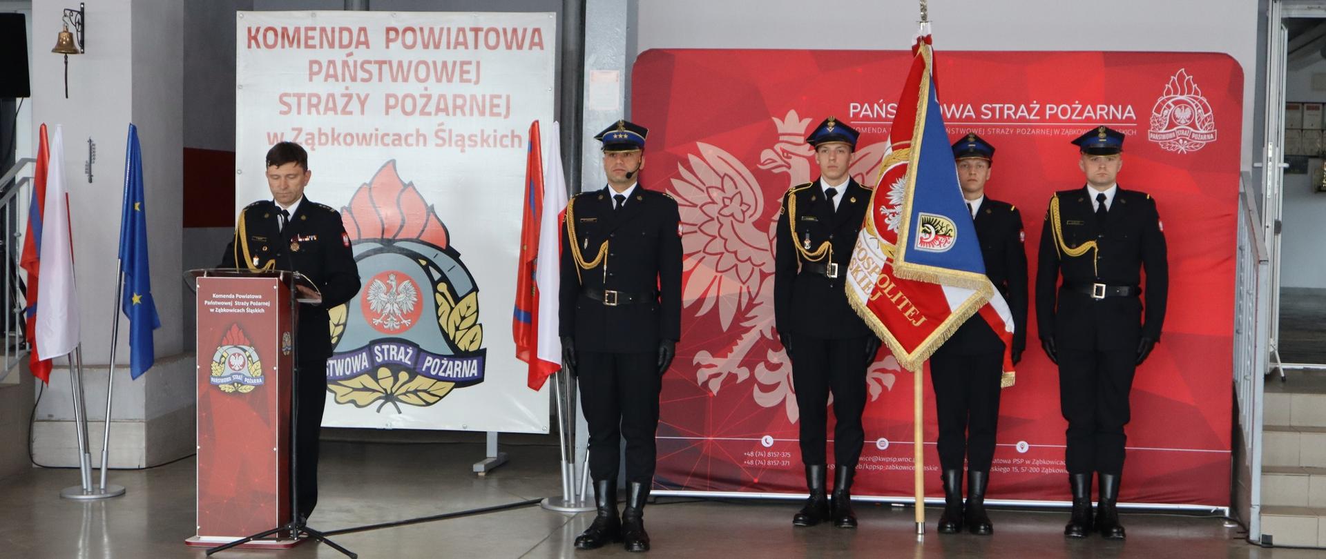 Powiatowe Obchody Dnia Strażaka w Ząbkowicach Śląskich odbyły się we wtorek, 19 maja 2026 roku o godzinie 13:00 w siedzibie Komendy Powiatowej Państwowej Straży Pożarnej przy ul. Waryńskiego 15