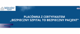 Logo „Bezpieczny szpital to bezpieczny pacjent”