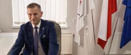 Na zdjęciu Jarosław Sobański, burmistrz Miasta i Gminy Przedecz.