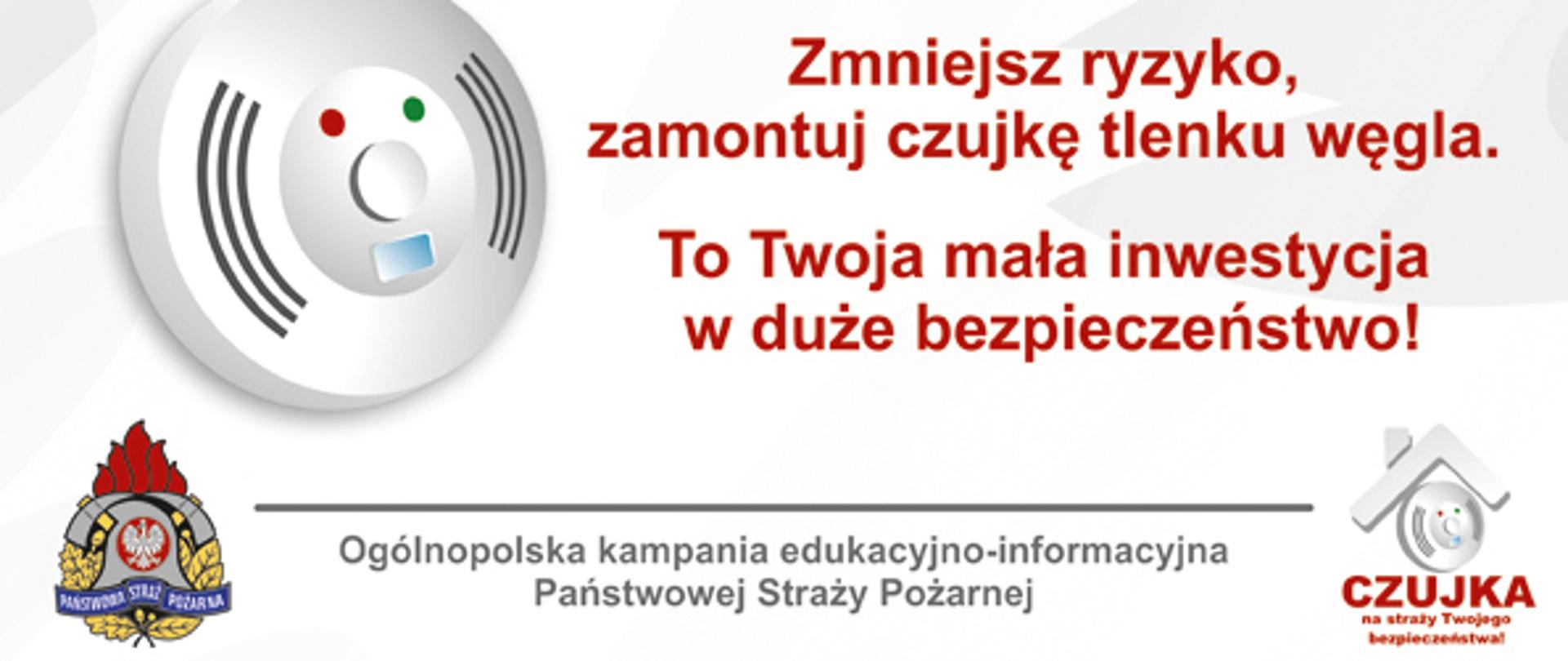 Akcja informacyjna na temat szkodliwości tlenku węgla 