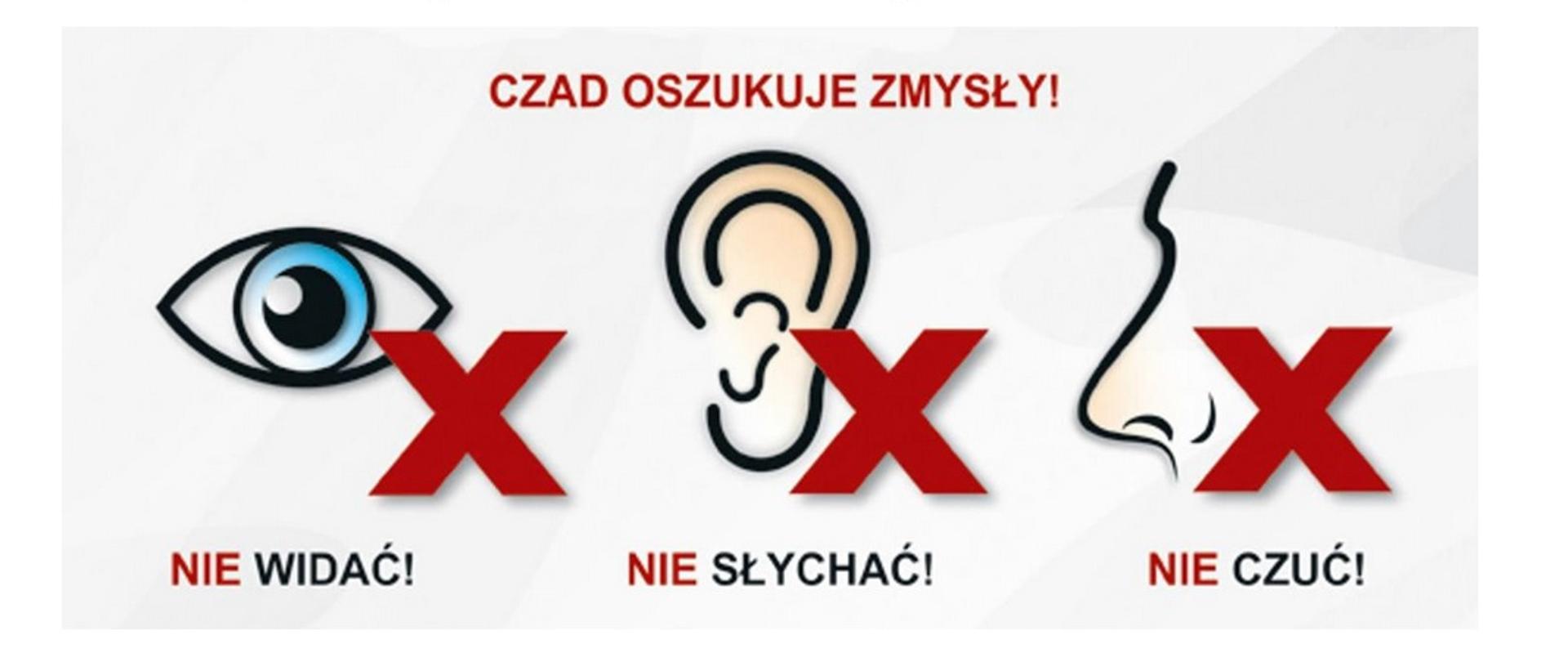 Plakat promujący akcję montażu czujek dymu w domach. 