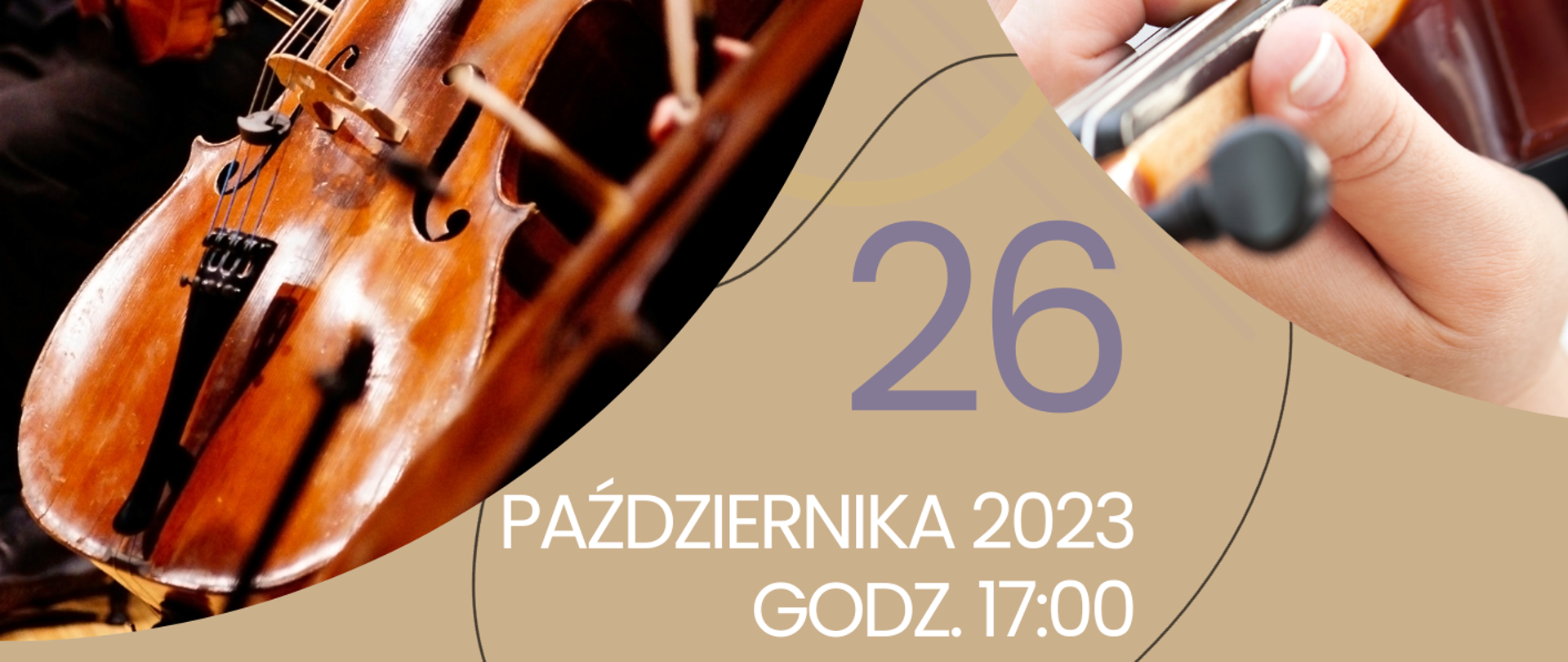 Plakat wydarzenia Koncert Pedagogów 26 października 2023 , godz. 17 sala im. Ludomira Różyckiego w Filharmonii Dolnośląskiej w Jeleniej Górze. Popis nauczycieli i uczniów PSM I i II stopnia