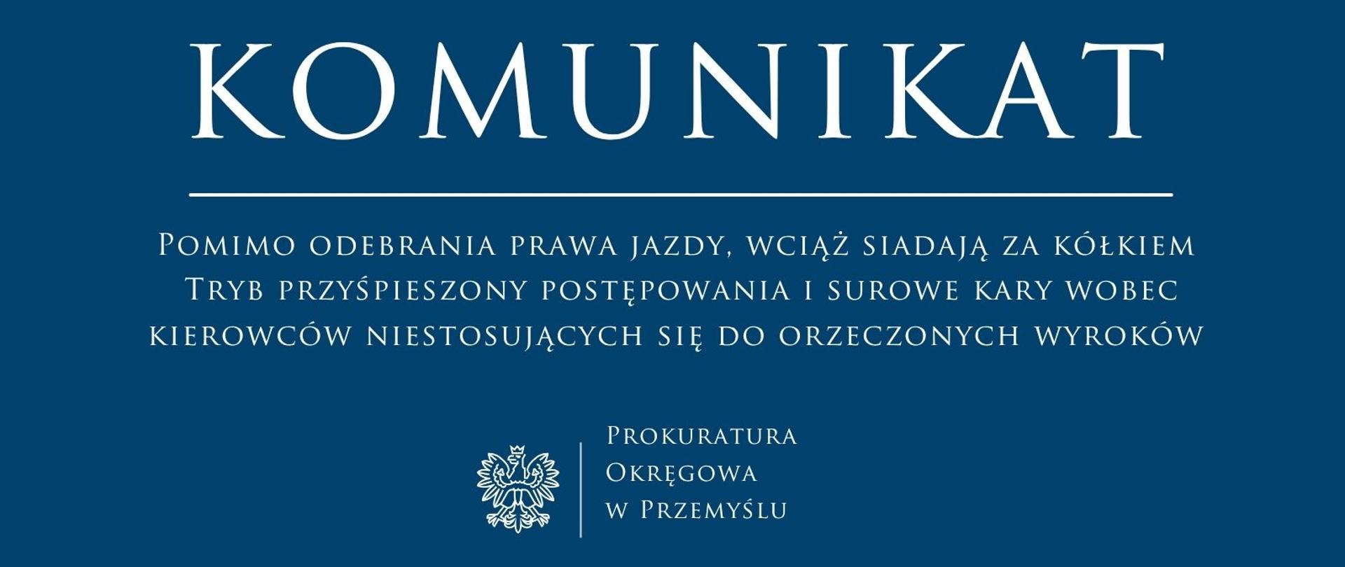 Pomimo odebrania prawa jazdy, wciąż siadają za kółkiem 