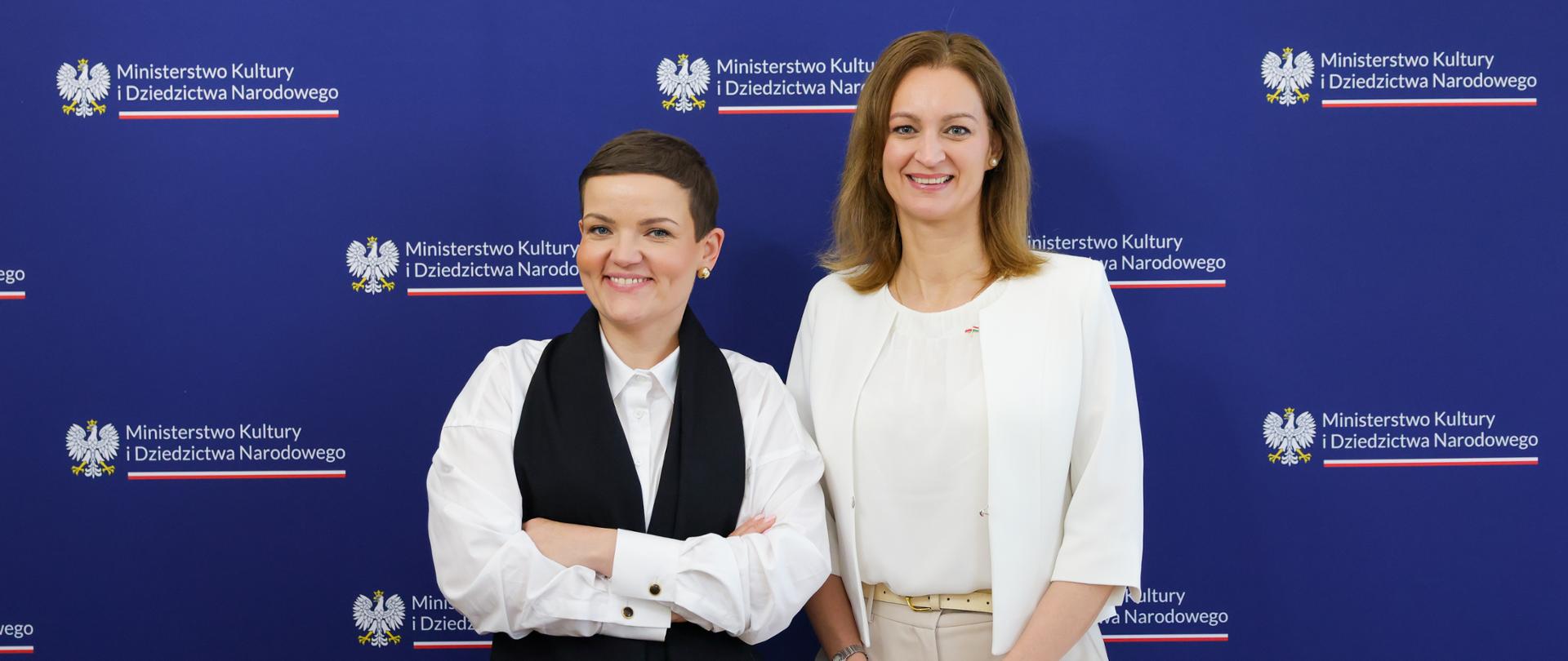 Spotkanie ministry Marty Cienkowskiej z przewodniczącą Zgromadzenia Narodowego Węgier Agnes Forsthoffer, fot. Danuta Matloch/MKiDN