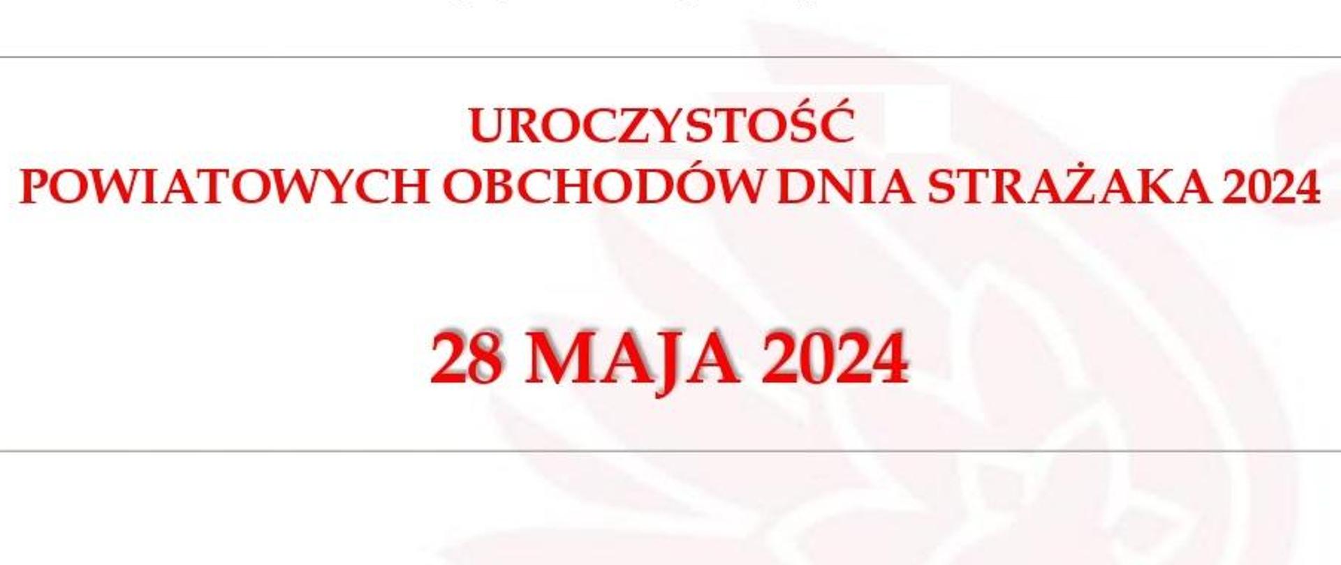 Zaproszenie na Dzień Strażaka