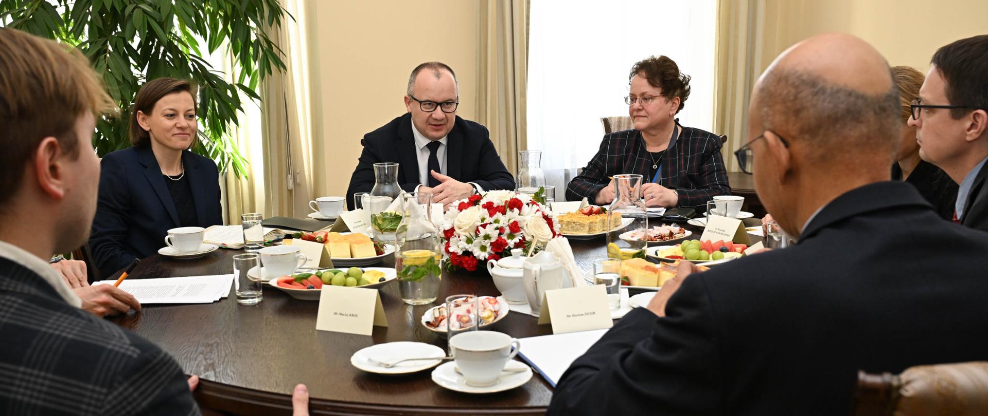 Spotkanie kierownictwa Ministerstwa Sprawiedliwości z przedstawicielami Międzynarodowego Komitetu Ratunkowego