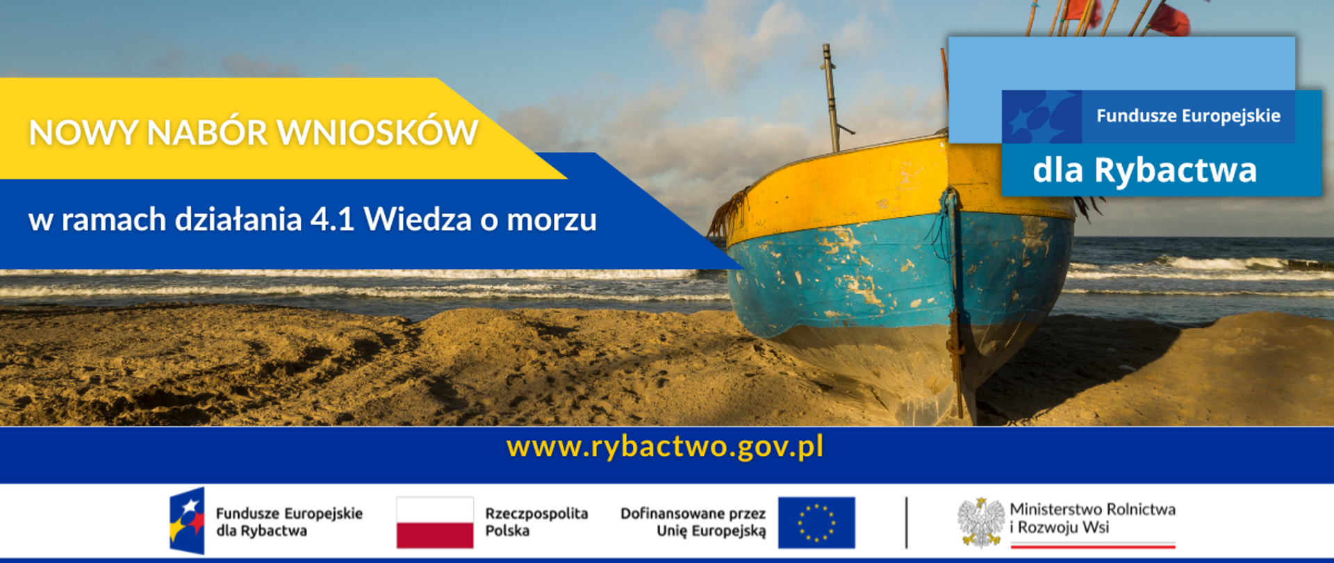 Fundusze Europejskie dla Rybactwa – nowy nabór wniosków w ramach działania 4.1 Wiedza o morzu