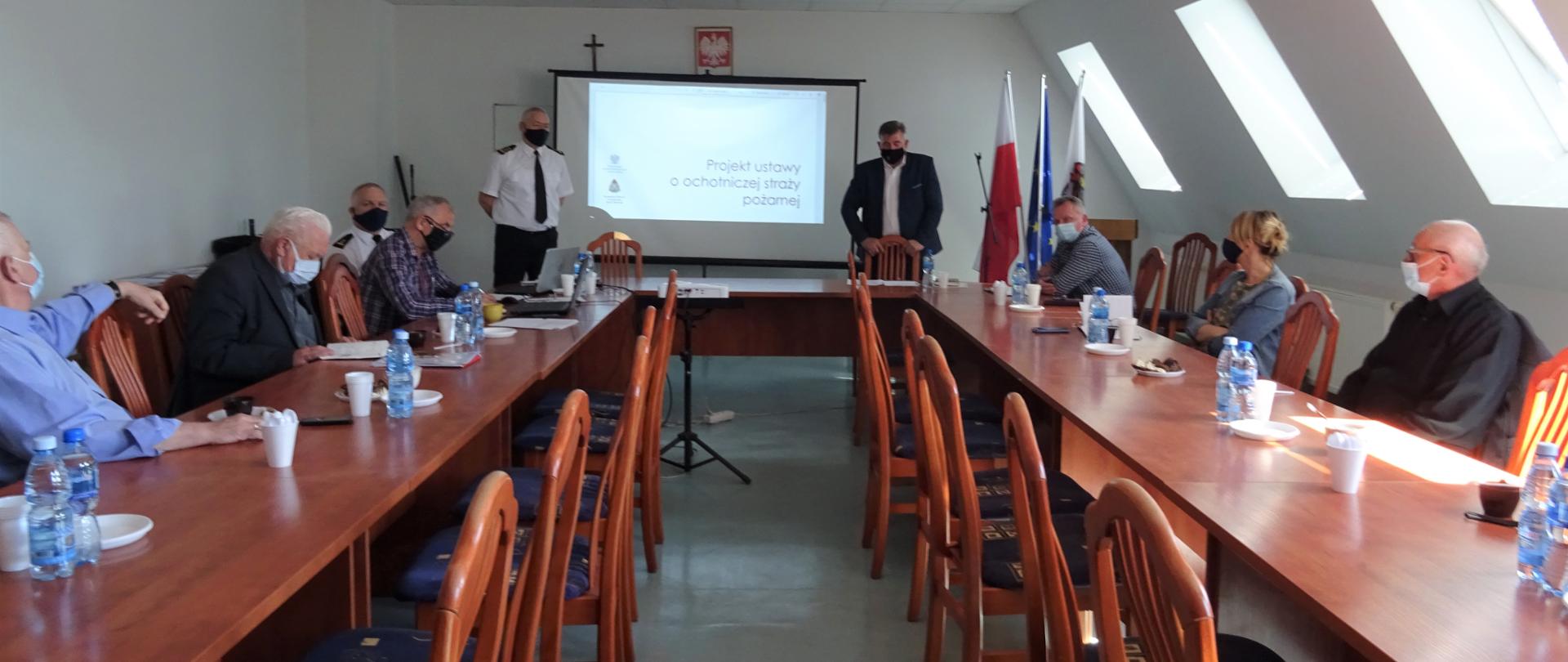 Konsultacje społeczne dotyczące projektu ustawy o OSP oraz podział środków finansowych dla jednostek OSP powiatu lipnowskiego