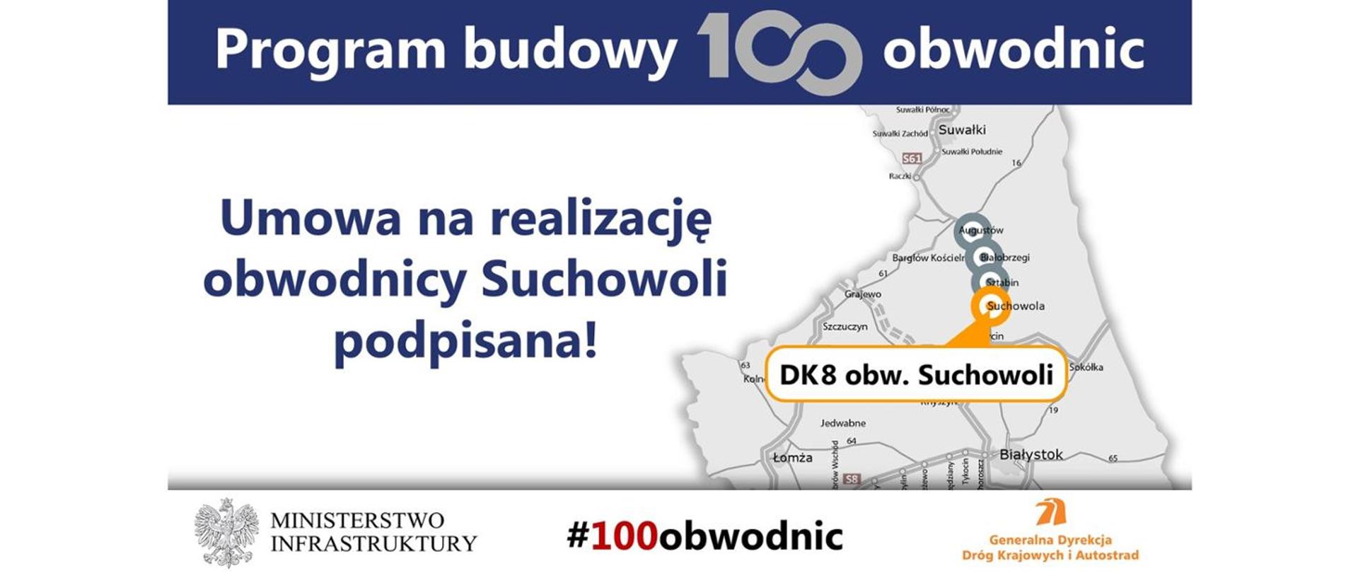 Jest umowa na realizację obwodnicy Suchowoli