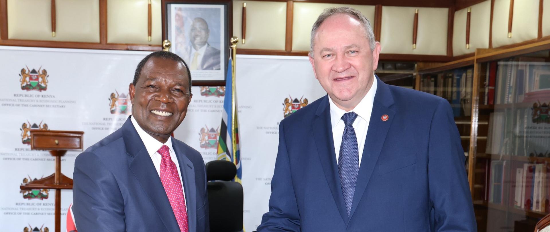 Meeting with the Minister of Treasury and Economic Planning, Prof. Njugun Ndung'u