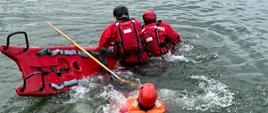 Szkolenie z ratownictwa na obszarach wodnych realizowanego przez KSRG w zakresie podstawowym