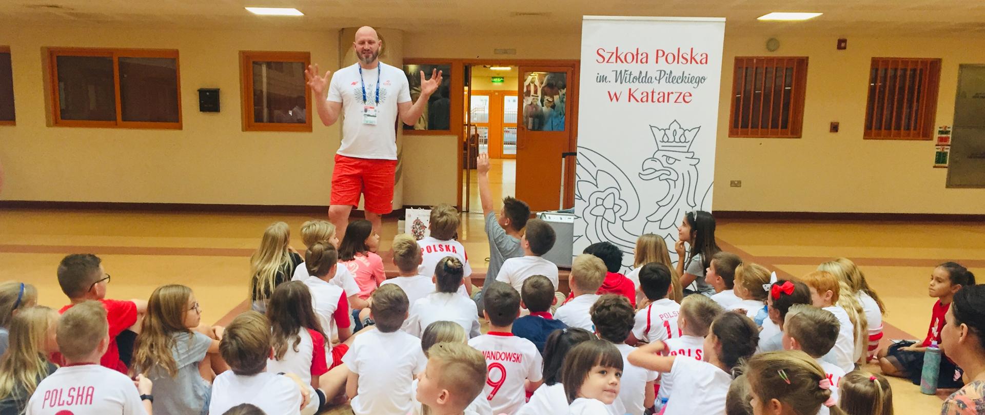 Mr. Tomasz Majewski at the Polish School