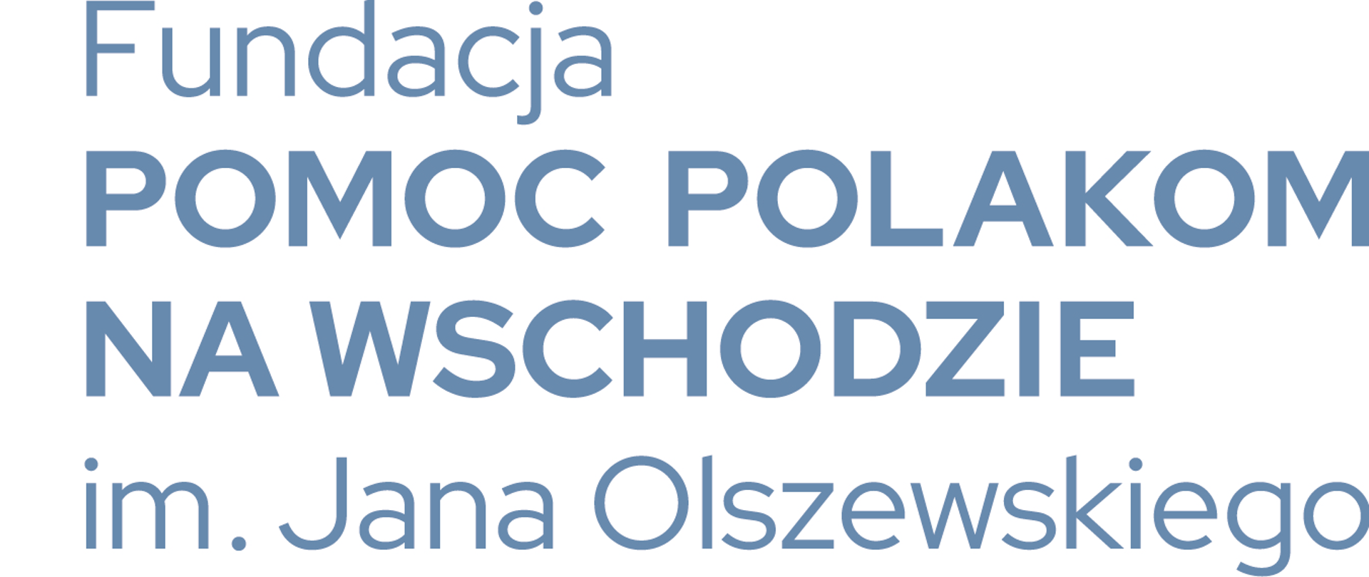 Logo Fundacji "Pomoc Polakom na Wschodzie" im. Jana Olszewskiego.