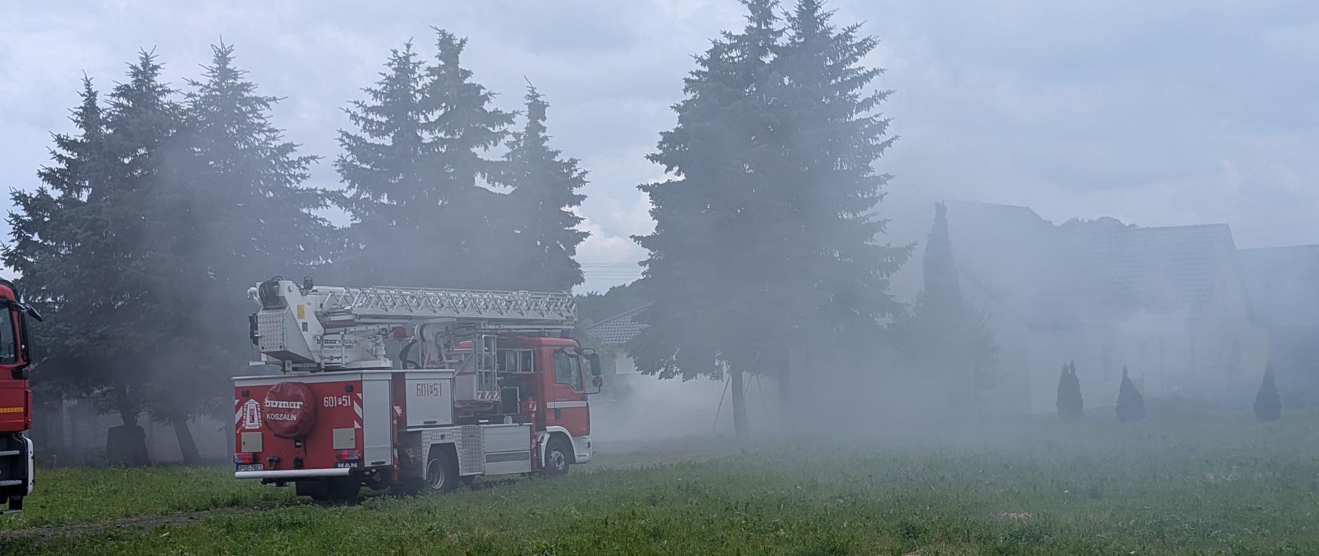 Pożar domu jednorodzinnego m. Gaj