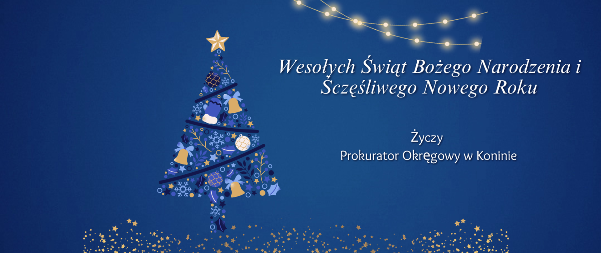 Życzenia Świąteczne Prokuratora Okręgowego w Koninie