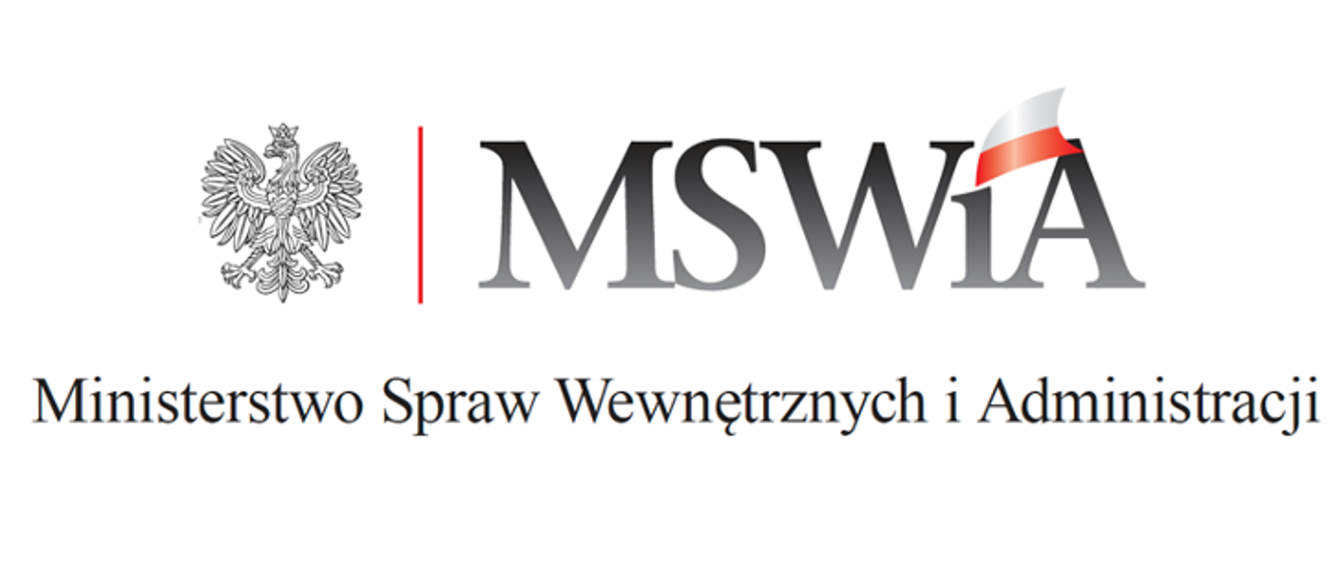 Zdjęcie przedstawia logo MSWIA