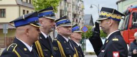 Uroczysty apel z okazji Dnia Strażaka w KP PSP Działdowo