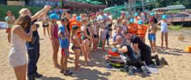 Ćwiczenia strażaków z ratownictwa wodnego oraz piknik rodzinny pod hasłem „Kręci mnie bezpieczeństwo nad wodą”