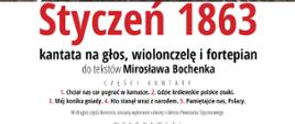 Plakat informujący o popisie klasy fletu mgr Danuty Dudzik odbywający się w dniu 21.11.2023 r. o godz. 17.00.