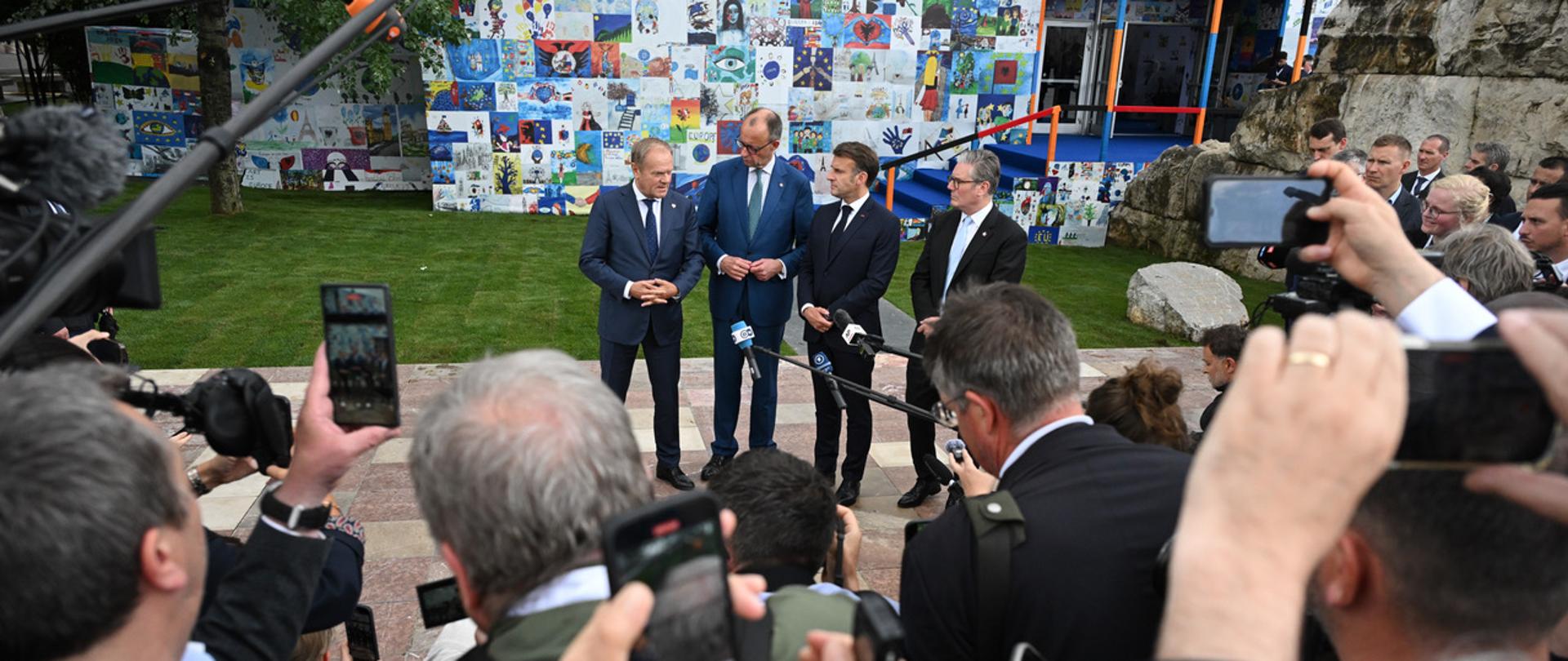 Prime Minister Tusk in Tirana.
