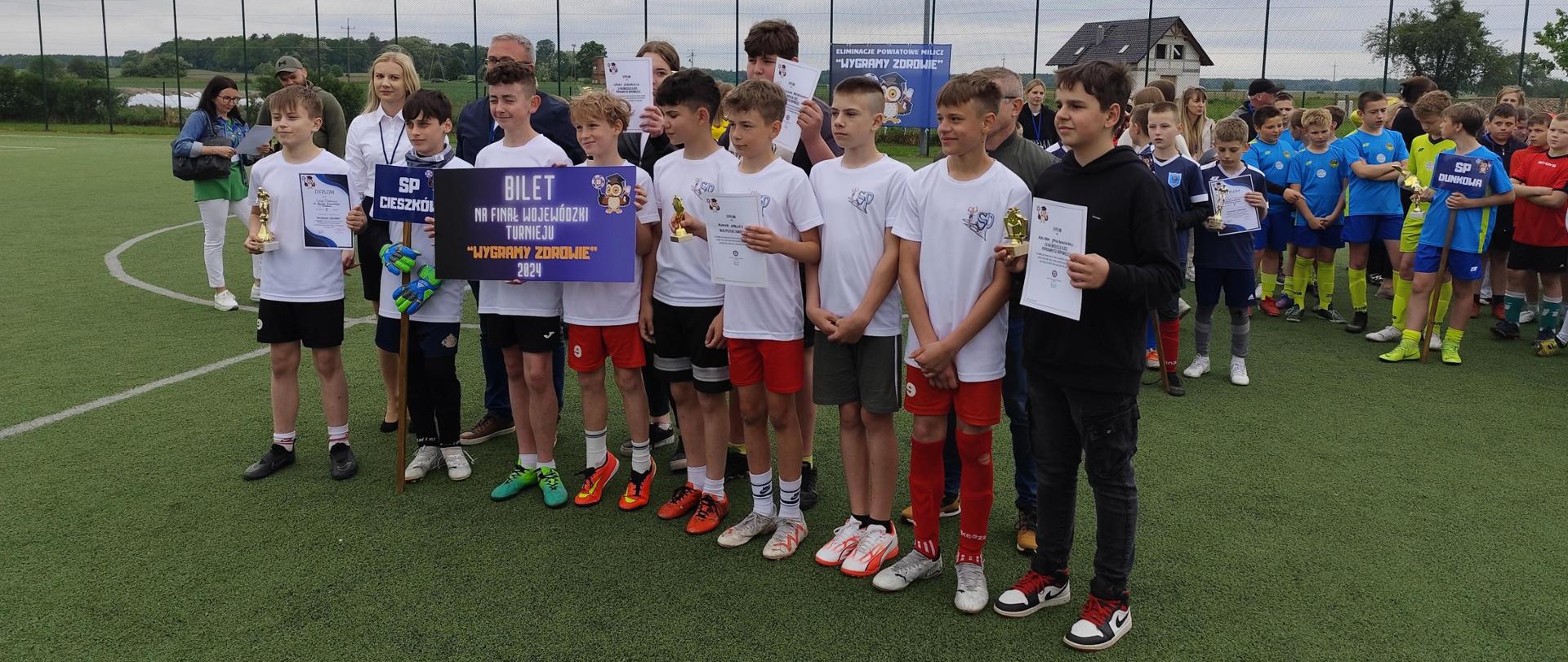 Zwycięzcy eliminacji grupowych z nagrodą