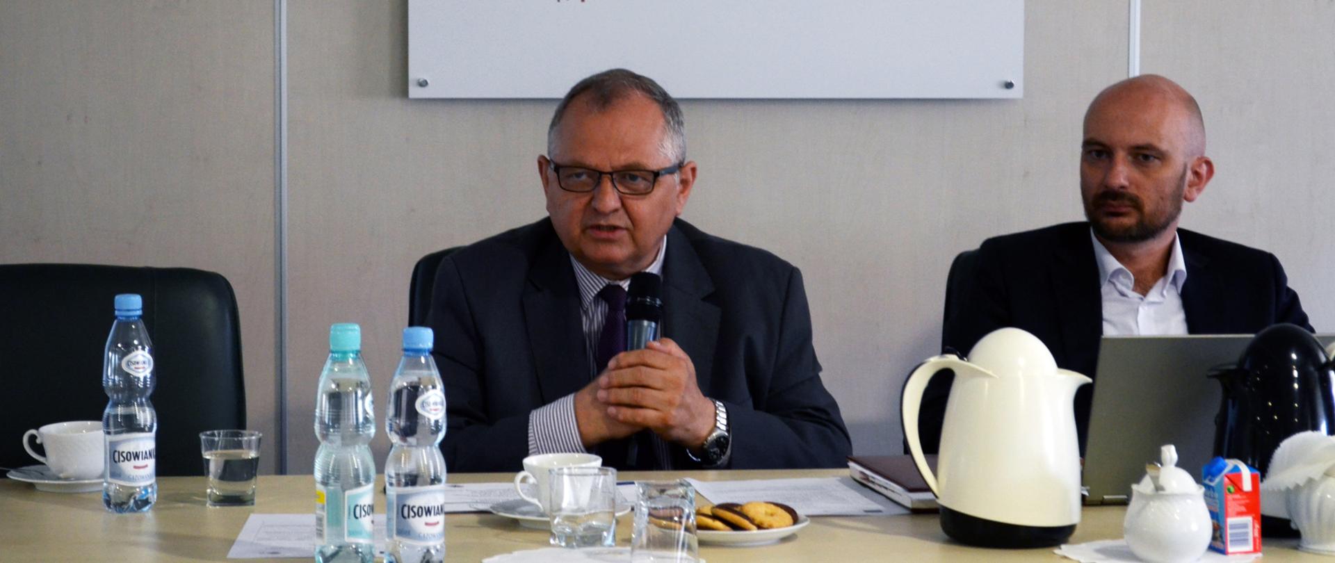 Wiceminister Ryszard Zarudzki podczas spotkania grupy tematycznej LEADER