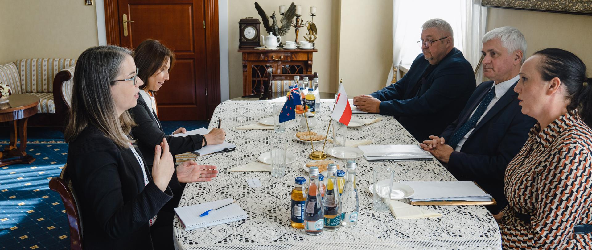 Spotkanie Wojewody Podlaskiego z Ambasador Nowej Zelandii