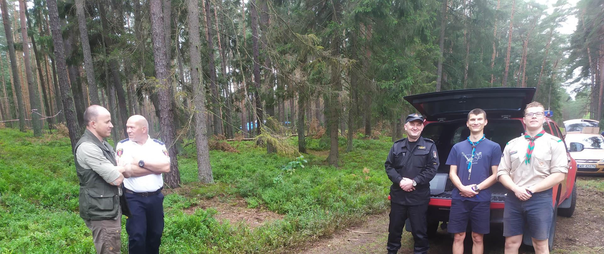 spotkanie służb z kadrą obozowiska