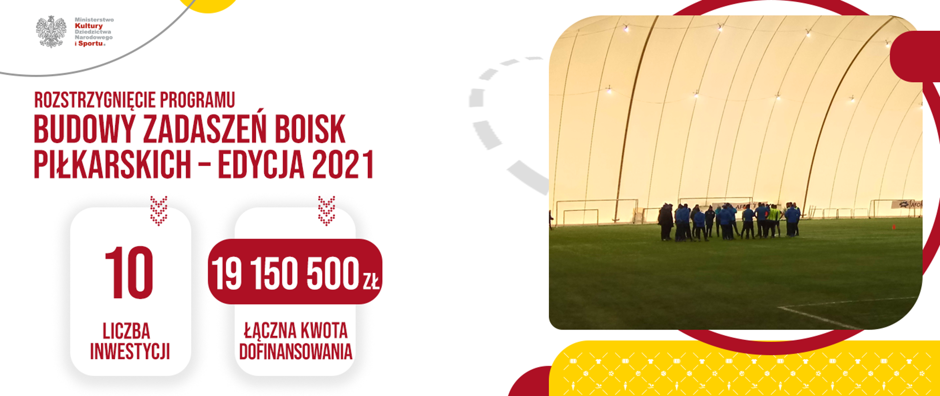 Program budowy zadaszeń boisk piłkarskich rozstrzygnięty!