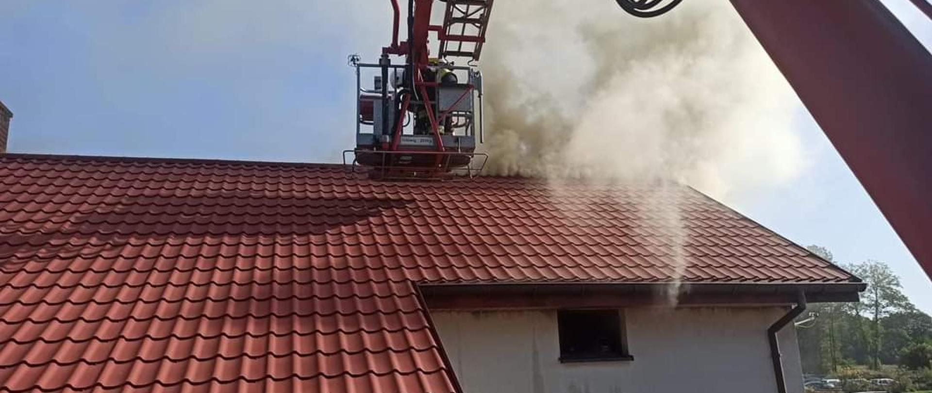 pożar budynku mieszkalnego