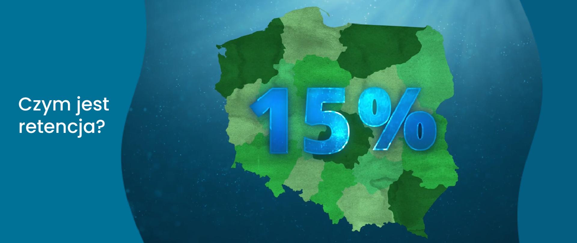 15 procent mapka Polski