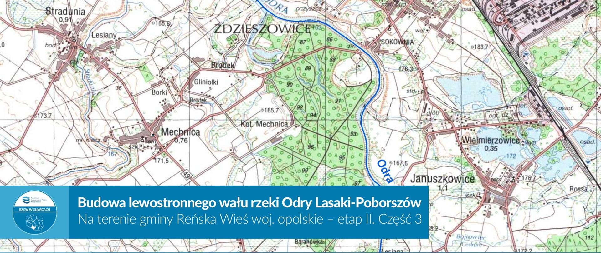 Budowa lewostronnego wału rzeki Odry Lasaki-Poborszów cz. 3