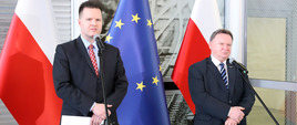 Minister Andrzej Bittel oraz prezes Ireneusz Merchel.