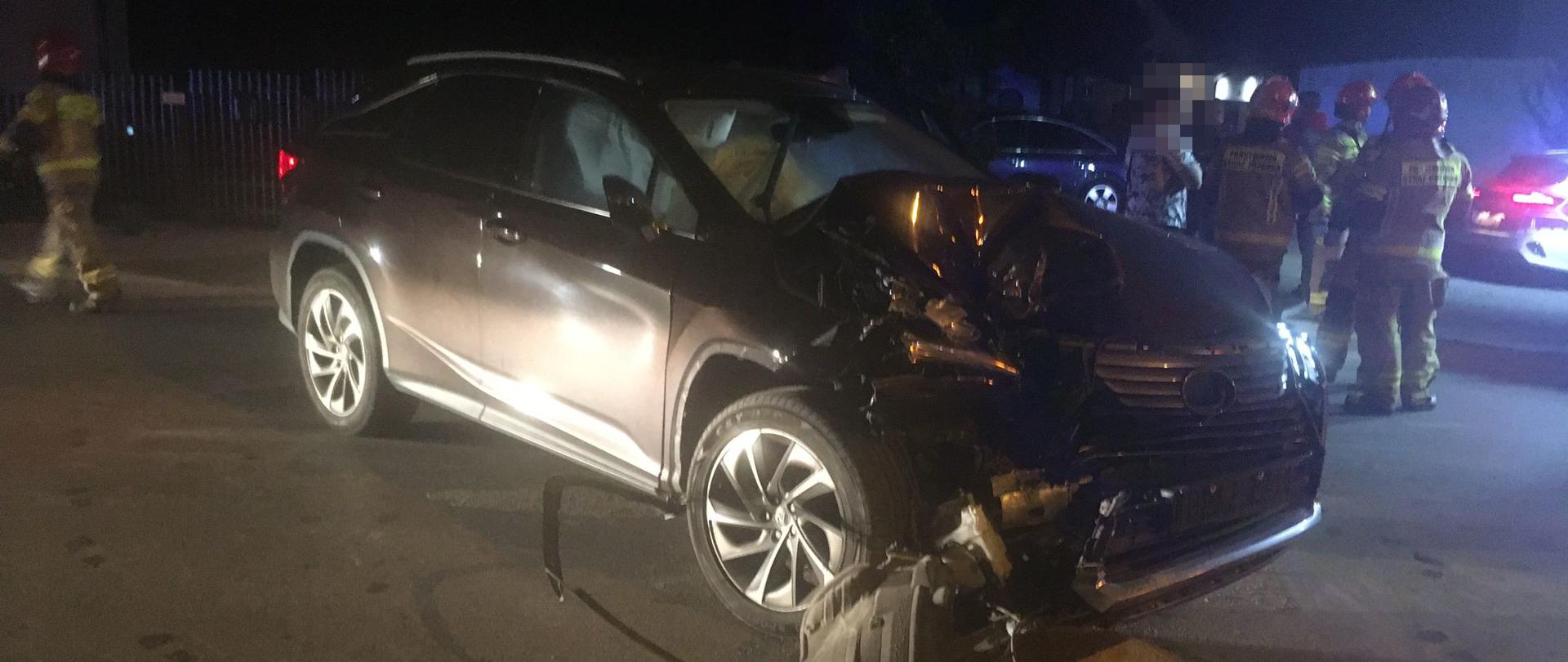 Zdarzenie drogowe, ul. Niechodzka, Ciechanów