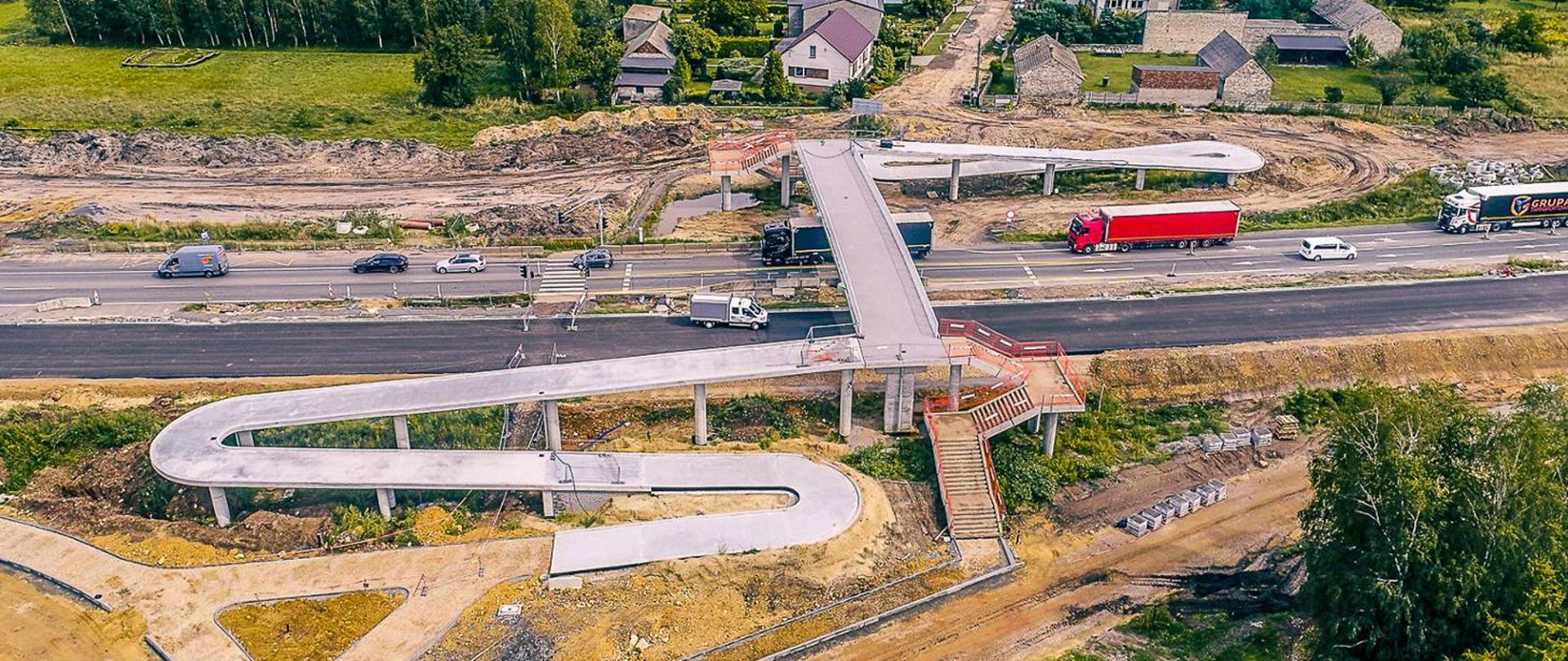 Budowa drogi ekspresowej S1 odc. Podwarpie – Dąbrowa Górnicza Kładka dla pieszych w ciągu ul. Karsów