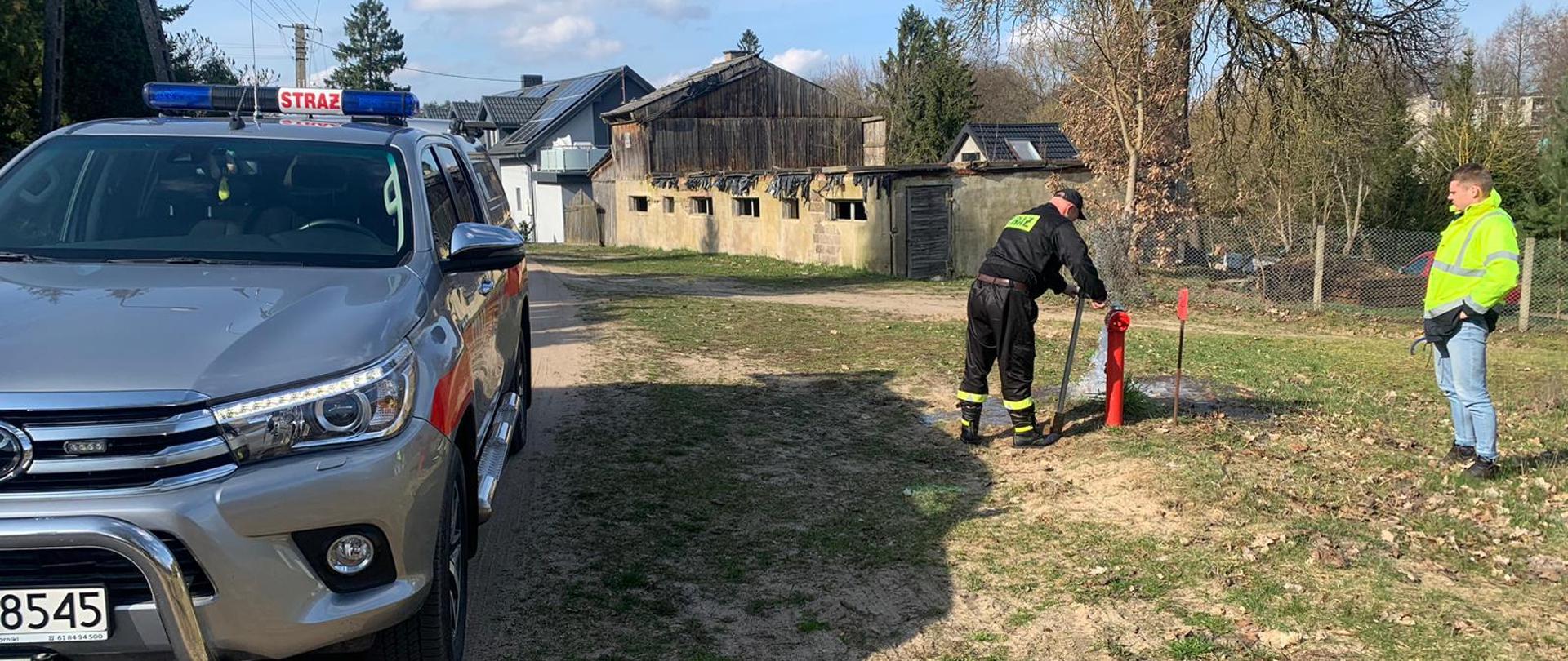 Sprawdzanie stanu sieci hydrantowej