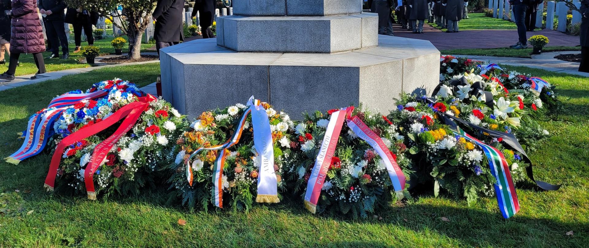 Pocta polským letcům a spojeneckým vojákům
