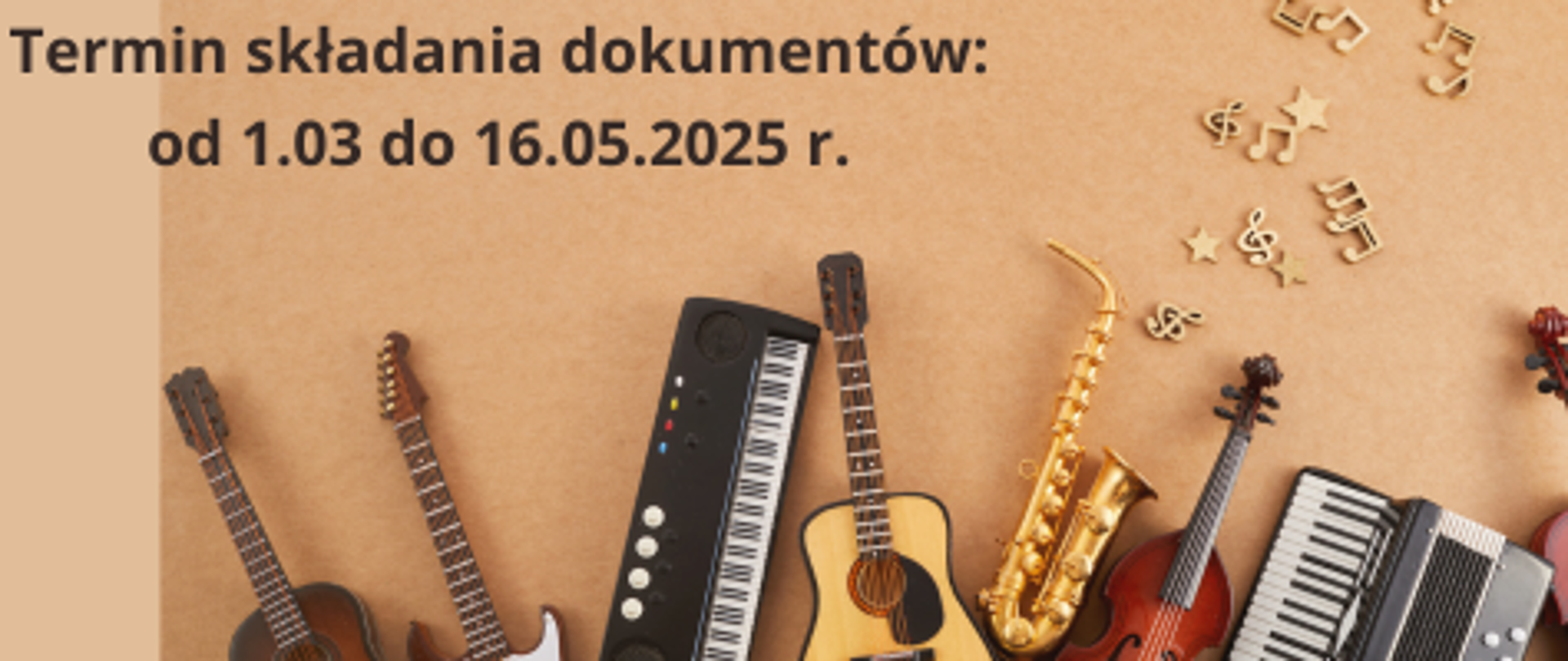 baner przedstawiający termin składania dokumentów do OSM II stopnia