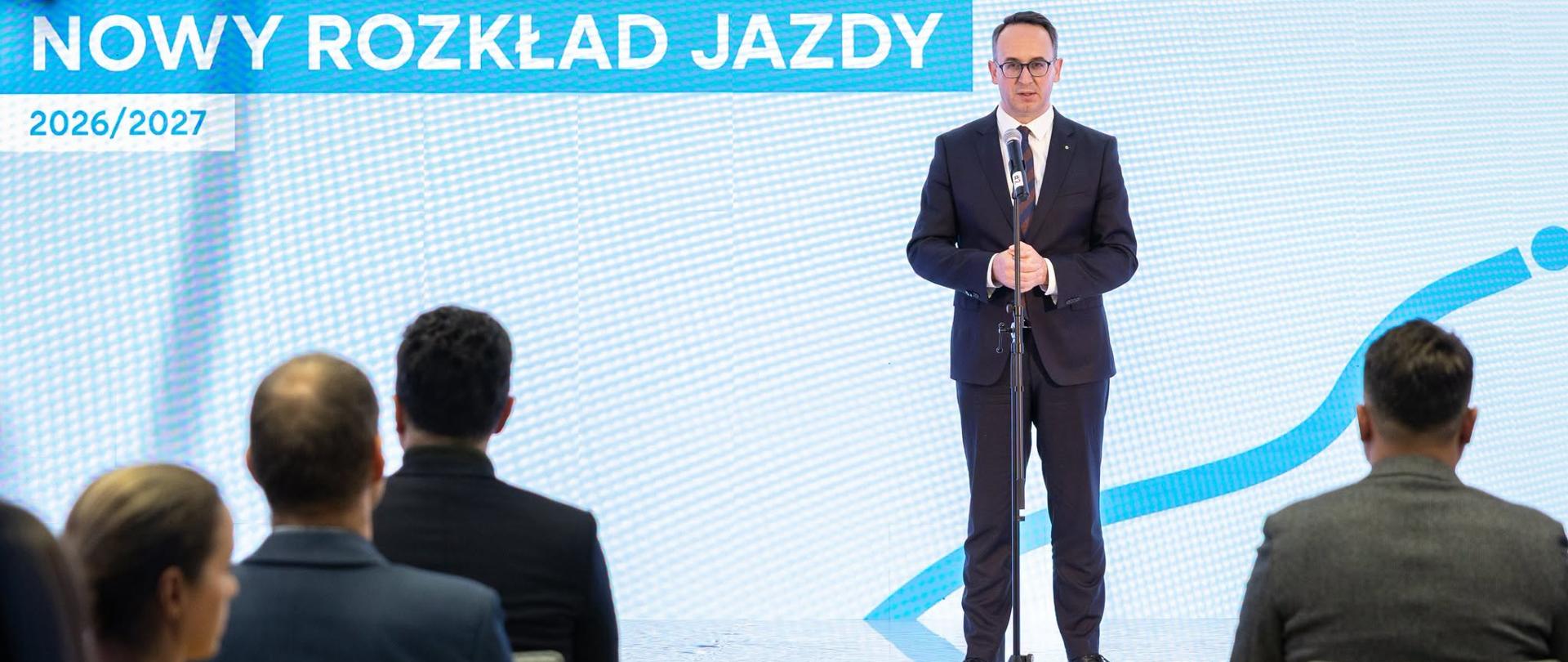Minister infrastruktury Dariusz Klimczak