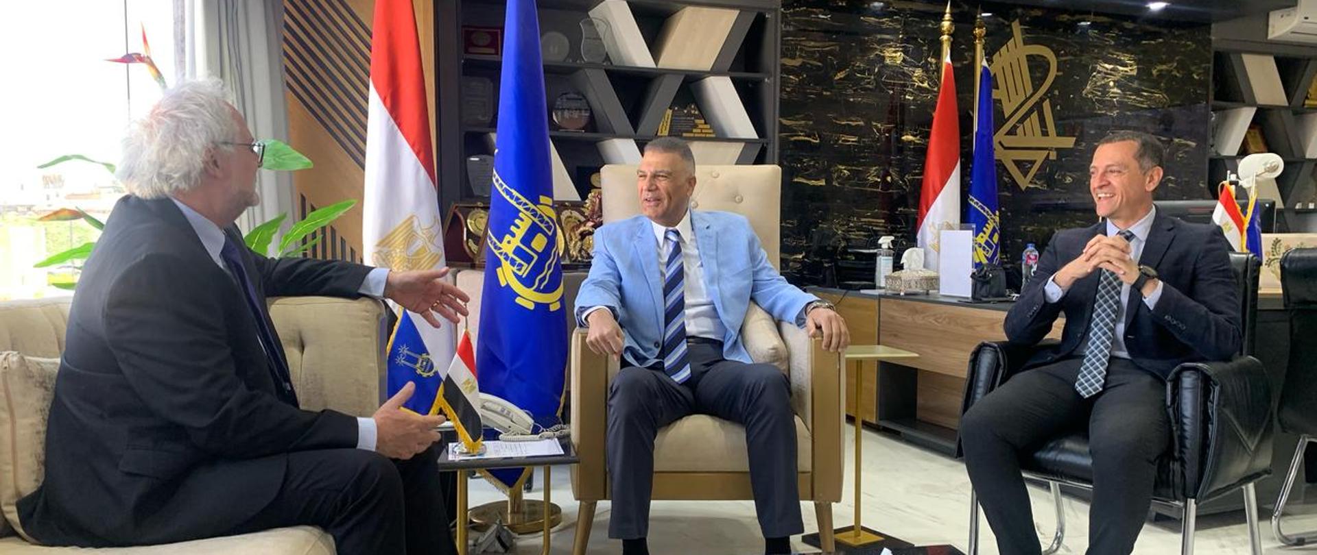 Spotkanie z gubernatorem Aswanu