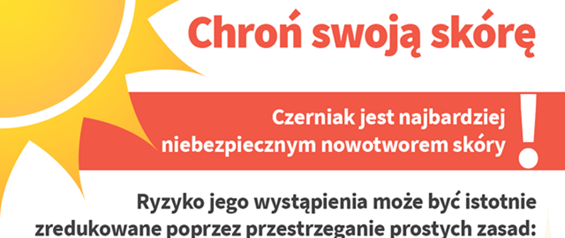 chroń swoją skórę