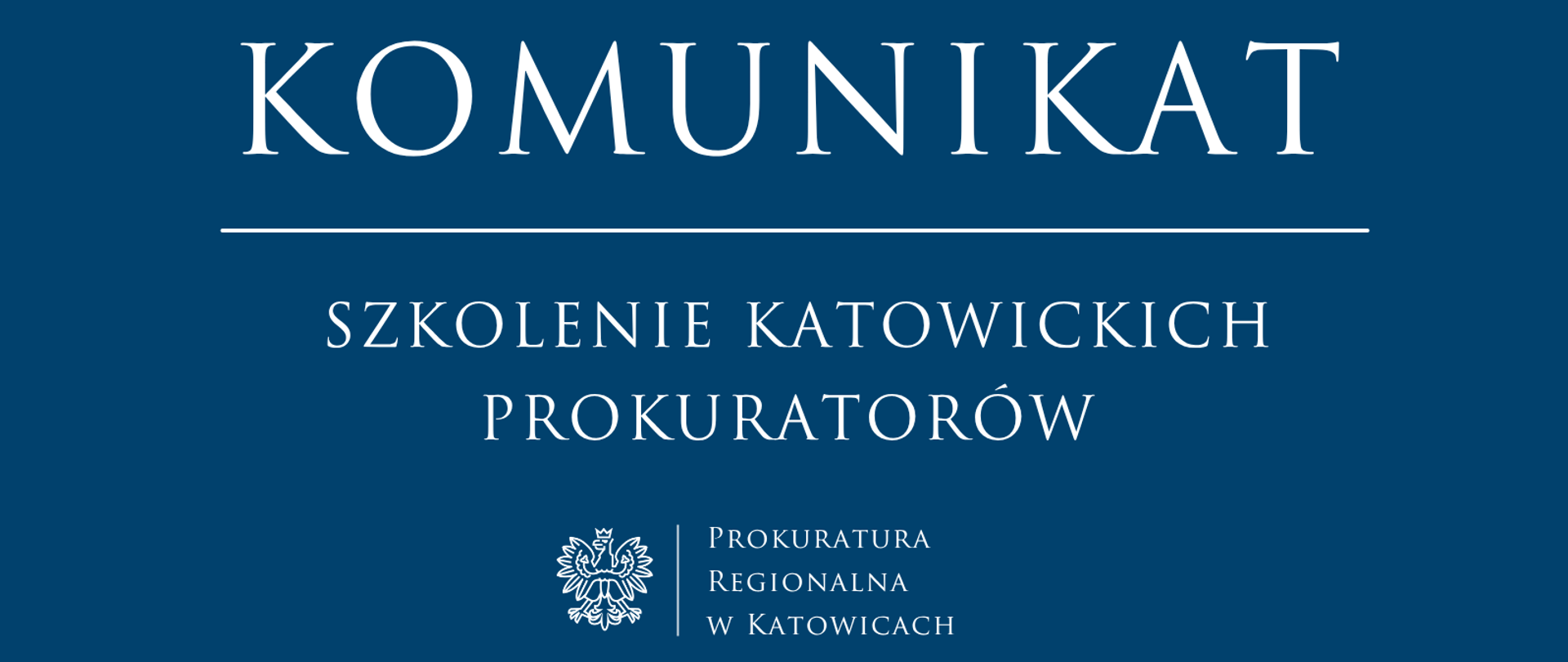 Informacja o szkoleniu katowickich prokuratorów
