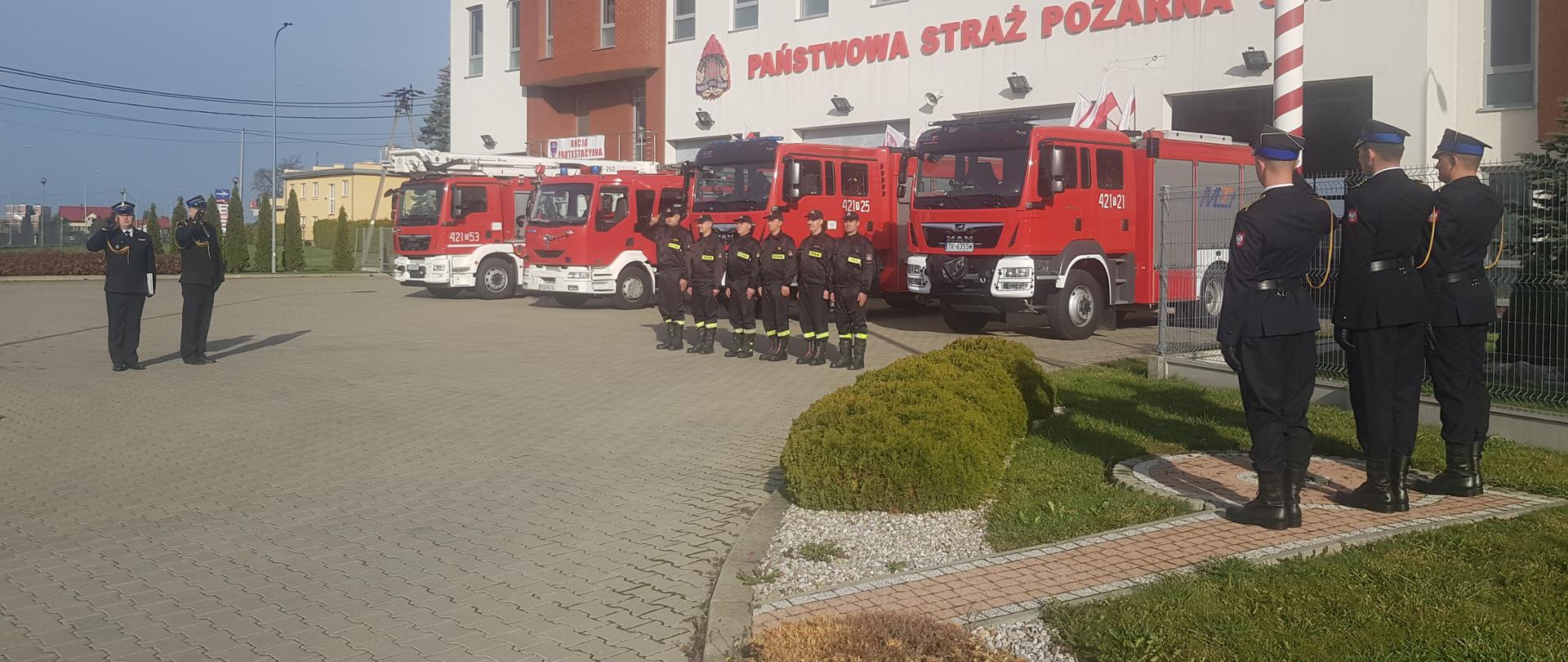 11 listopada-obchody Święta Niepodległości w KP PSP w Kazimierzy Wielkiej