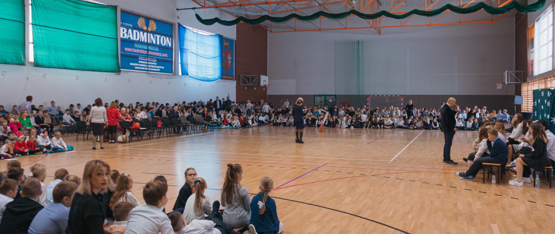 Odnowiona hala sportowa w Szkole Podstawowej w Choroszczy
