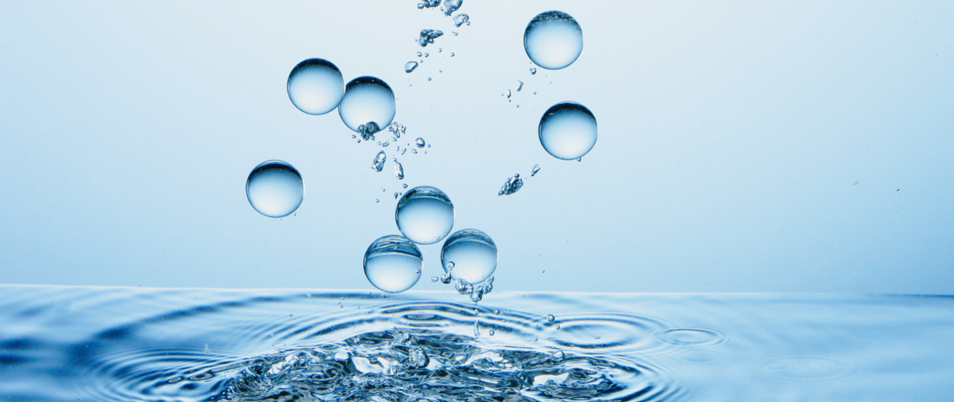 rozproszone krople wody