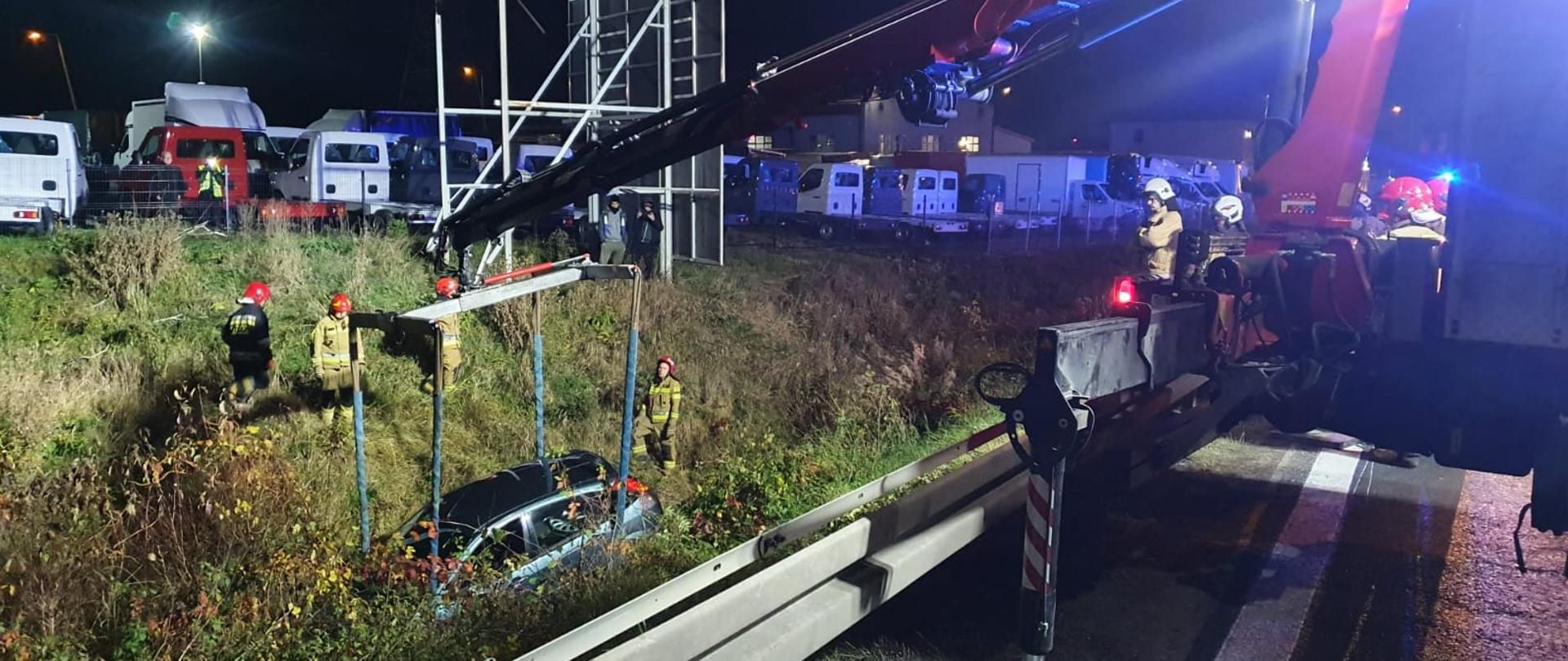 Zdarzenie drogowe na ulicy Warszawskiej w Bielsku-Białej