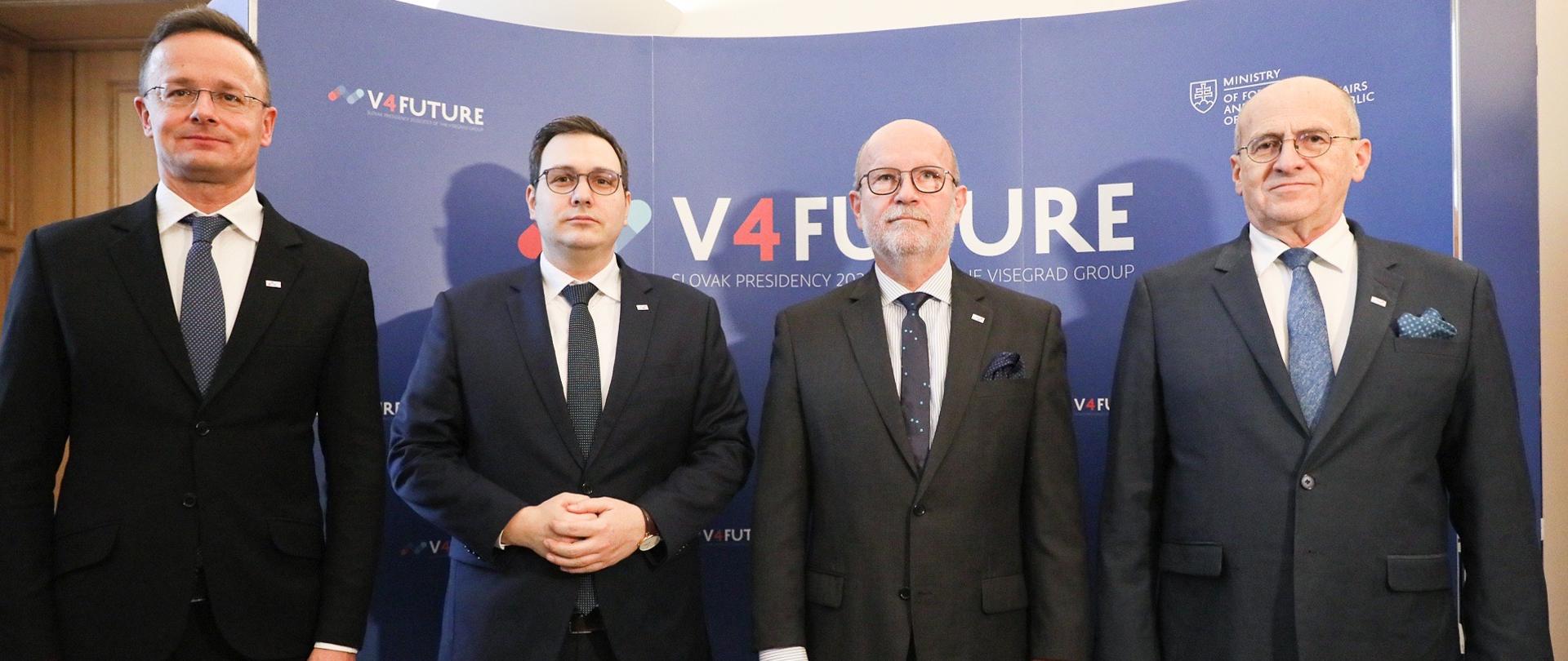 Minister Rau attended meeting of Visegrad Group foreign ministers