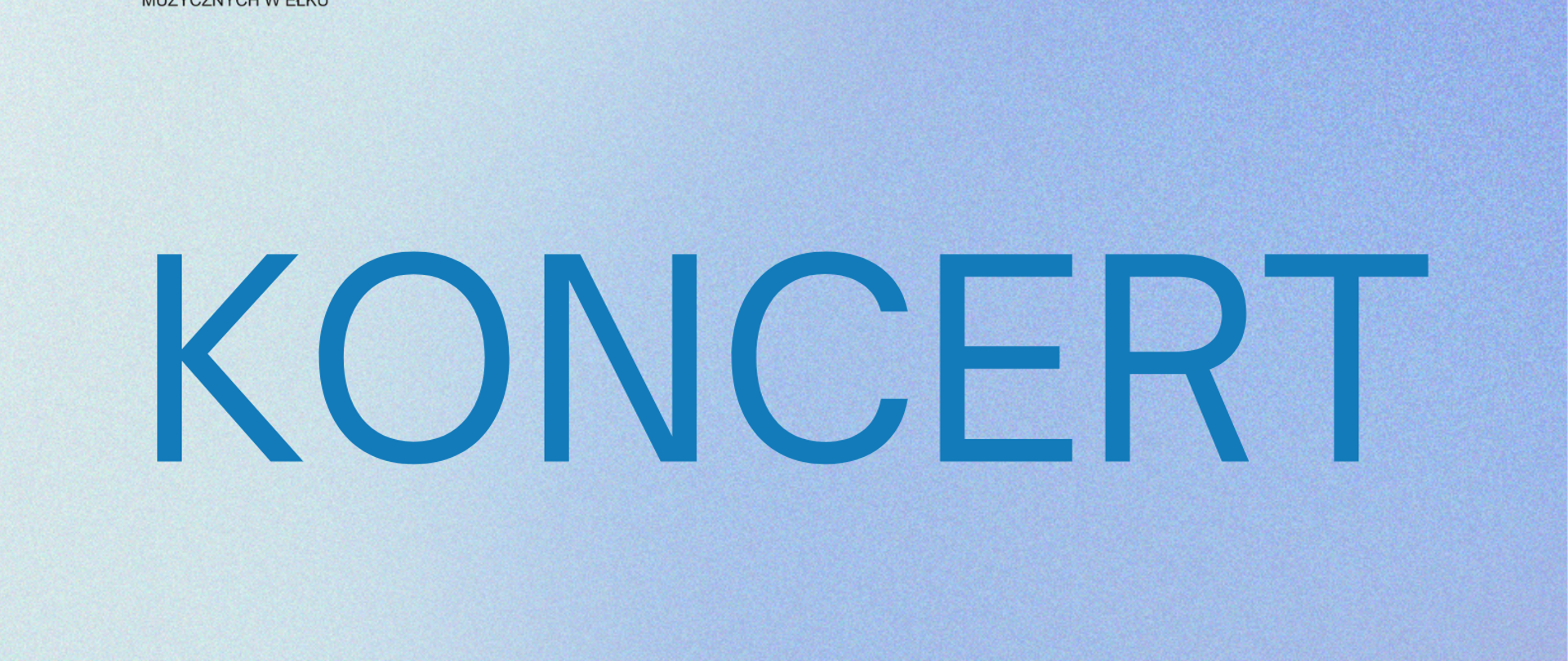 Plakat promujący koncert organizowany przez Zespół Państwowych Szkół Muzycznych w Ełku. Główne hasło „KONCERT” jest zapisane dużą, niebieską czcionką. Poniżej znajduje się informacja, że wydarzenie to będzie występem uczestników XVIII Szkolnego Konkursu Kompozytorskiego. Na dole plakatu podano datę i godzinę koncertu: 7 marca 2025 r. o godz. 17:00. W lewym górnym rogu znajduje się logo szkoły, a w lewym dolnym rogu – geometryczna grafika złożona z prostokątów i linii w kolorach niebieskim, fioletowym i białym.