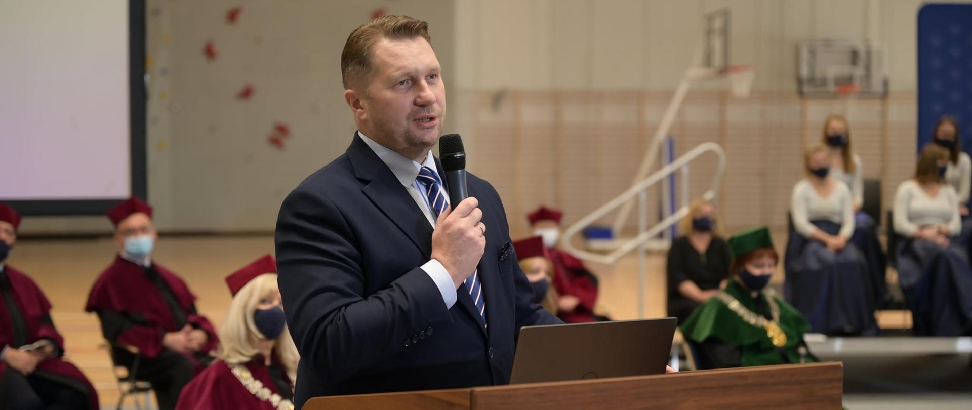 Inauguracja roku akademickiego 2021/2021 na Uniwersytecie Medycznym w Lublinie z udziałem Ministra Edukacji i Nauki