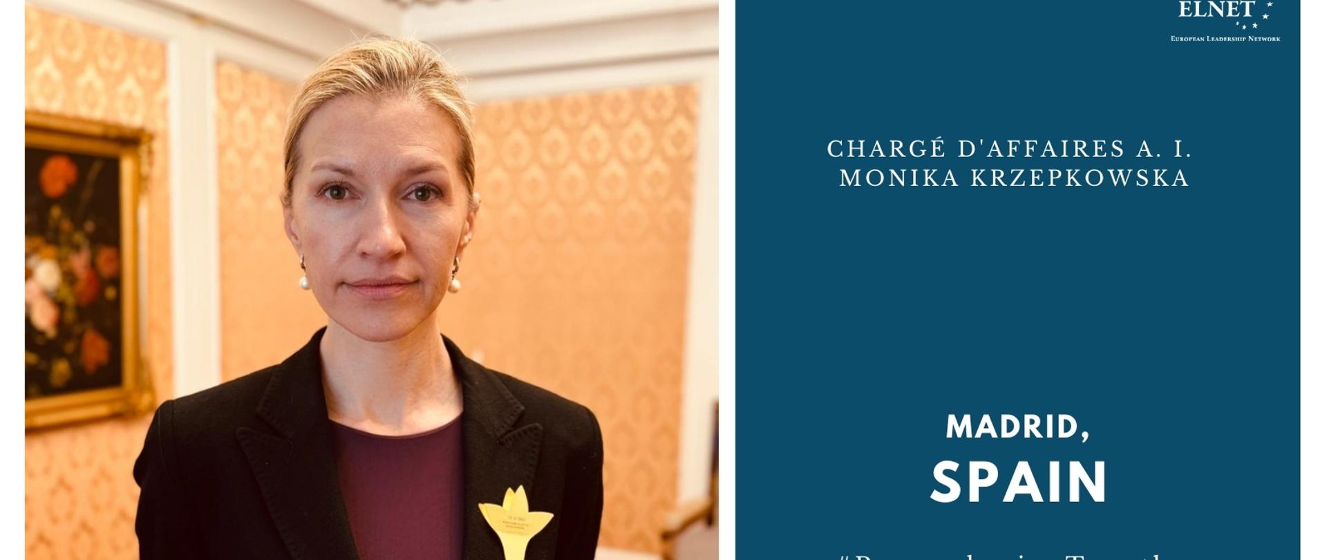 Monika Krzepkowska, encargada de negocios a.i.